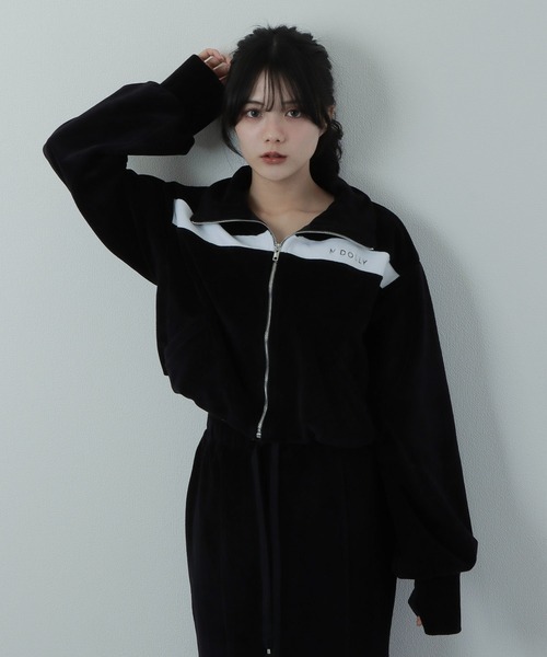 トップス dolly M DOLLY セットアップ *M original* zip hoodie set up/ジップ