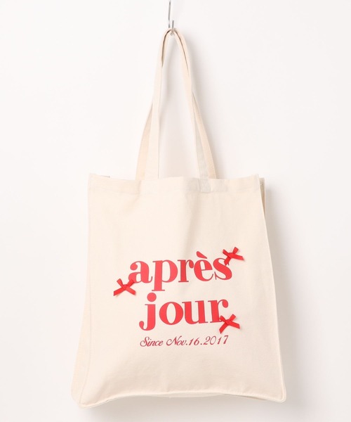 apres jour（アプレジュール）の「【カラバリ9色展開】リボンアプレトートバッグ（トートバッグ・レディース・ブルー/ブラック/ブラウン系その他/レッド/グリーン/ピンク/パープル/イエロー/オレンジ・フリー）」の8枚目の写真