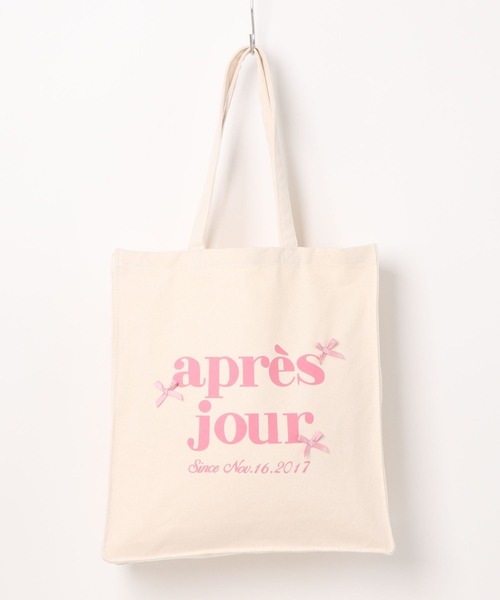 apres jour（アプレジュール）の「【カラバリ9色展開】リボンアプレトートバッグ（トートバッグ・レディース・ブルー/ブラック/ブラウン系その他/レッド/グリーン/ピンク/パープル/イエロー/オレンジ・フリー）」の7枚目の写真