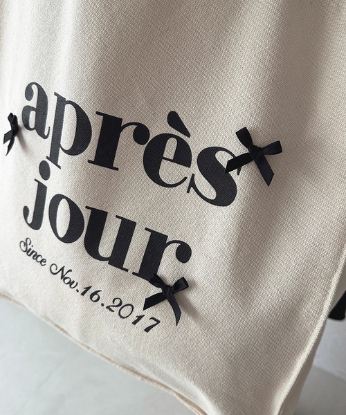 apres jour（アプレジュール）の「【カラバリ9色展開】リボンアプレトートバッグ（トートバッグ・レディース・ブルー/ブラック/ブラウン系その他/レッド/グリーン/ピンク/パープル/イエロー/オレンジ・フリー）」の10枚目の写真