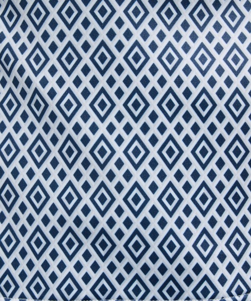 HIDEAWAYS NICOLE（ハイダウェイニコル）の「ジオメトリックプリント5分袖フードパーカー（パーカー・メンズ・オフホワイト/ネイビー/ブラック・X-LARGE/LARGE/MEDIUM）」の8枚目の写真