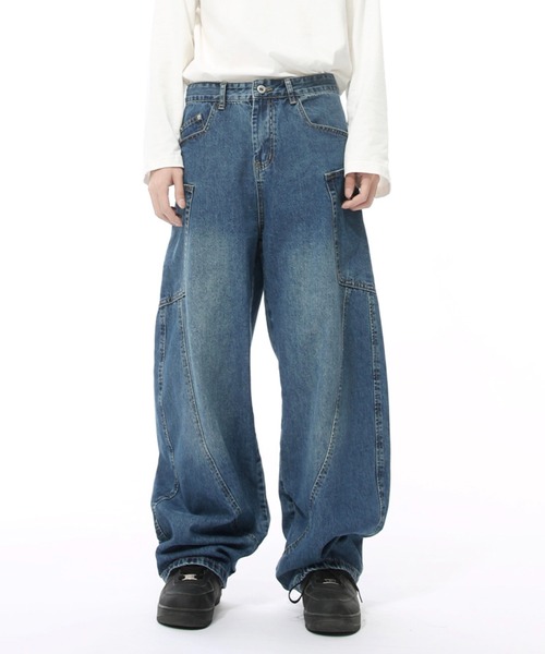 【mee さま専用】Curensology ＜&RC＞ワイドルーズデニムパンツ Curensology｜<&RC>ワイドルーズデニムパンツ | Rakuten Fashion