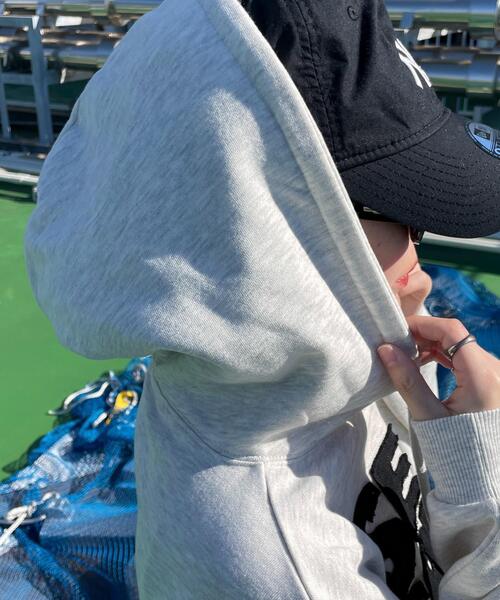 WEGO(ウィゴー)の「WEGO/ロゴZIPショートパーカー(パーカー・レディース・その他1/杢グレー・FREE)」の20枚目の写真