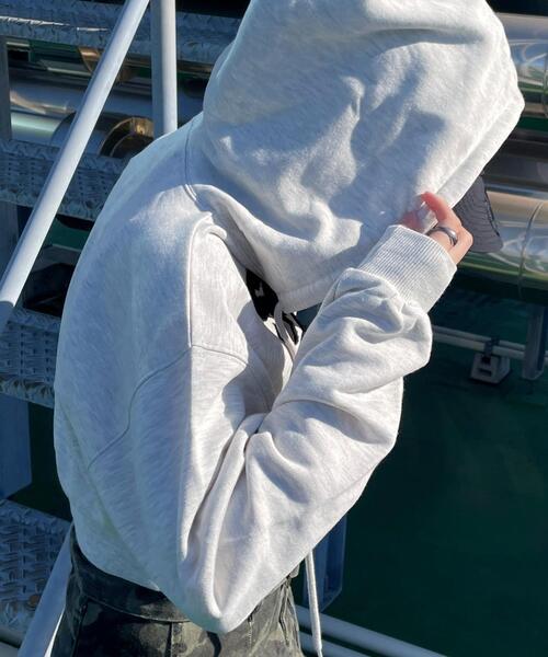 WEGO(ウィゴー)の「WEGO/ロゴZIPショートパーカー(パーカー・レディース・その他1/杢グレー・FREE)」の15枚目の写真