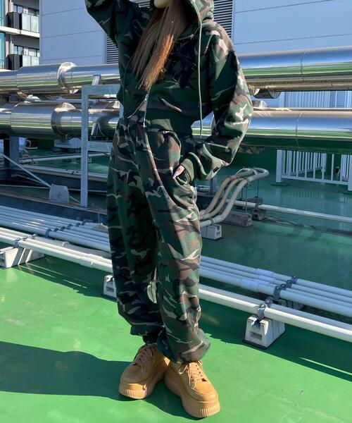 WEGO(ウィゴー)の「WEGO/ロゴZIPショートパーカー(パーカー・レディース・その他1/杢グレー・FREE)」の9枚目の写真