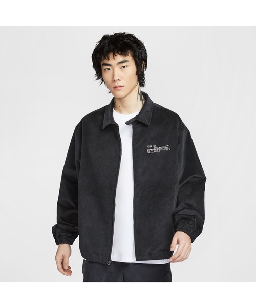 Nike ブラック コーデュロイジャケット NIKE（ナイキ） ジャケット メンズ クラブ ハリントン コーデュロイ