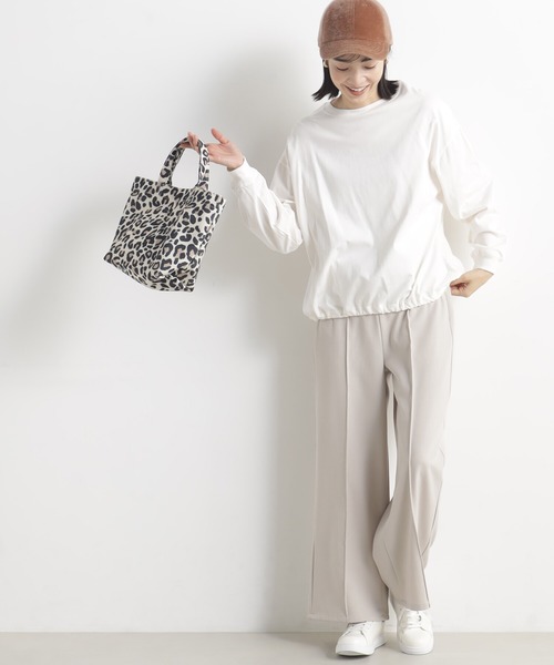 FOUND GOOD（ファウンドグッド）の「ピンタックイージーパンツ（その他パンツ・レディース・グリーン系8/ブラウン系5/アイボリー/ブラック/グレー系8/ネイビー・M/S/L）」の11枚目の写真