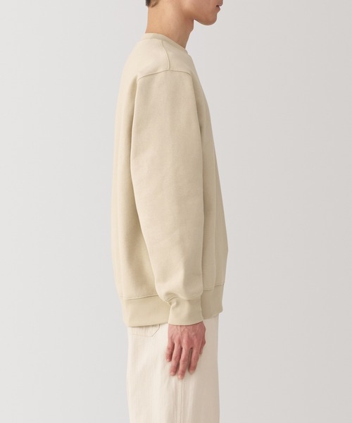 無印良品（ムジルシリョウヒン）の「紳士　スウェットシャツ（スウェット・メンズ・グレー/ブラック/アイボリー/スモーキーグリーン系/ネイビー/オレンジ系・S/M/L/XL）」の8枚目の写真