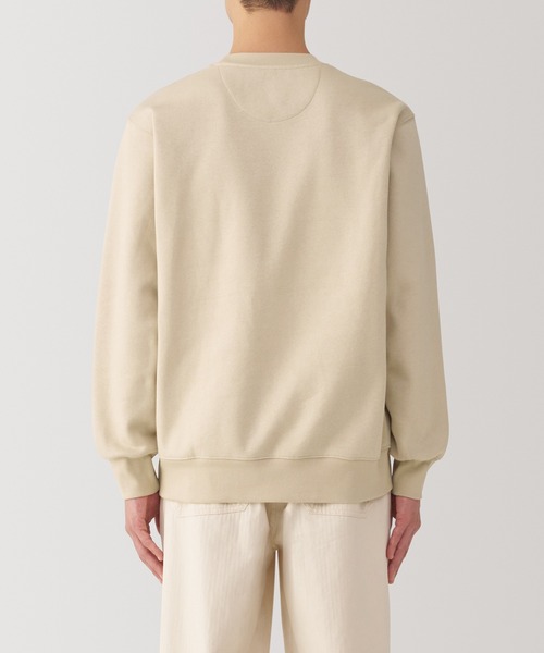 無印良品（ムジルシリョウヒン）の「紳士　スウェットシャツ（スウェット・メンズ・グレー/ブラック/アイボリー/スモーキーグリーン系/ネイビー/オレンジ系・S/M/L/XL）」の9枚目の写真