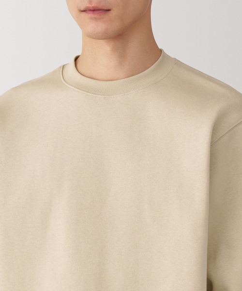 無印良品（ムジルシリョウヒン）の「紳士　スウェットシャツ（スウェット・メンズ・グレー/ブラック/アイボリー/スモーキーグリーン系/ネイビー/オレンジ系・S/M/L/XL）」の10枚目の写真