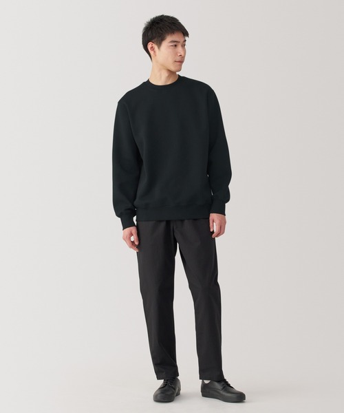 無印良品（ムジルシリョウヒン）の「紳士　スウェットシャツ（スウェット・メンズ・グレー/ブラック/アイボリー/スモーキーグリーン系/ネイビー/オレンジ系・S/M/L/XL）」の13枚目の写真