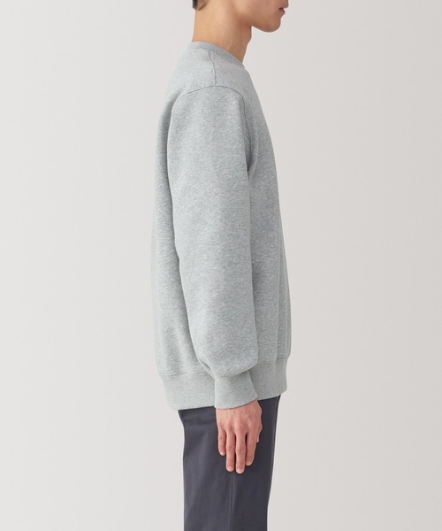 無印良品（ムジルシリョウヒン）の「紳士　スウェットシャツ（スウェット・メンズ・グレー/ブラック/アイボリー/スモーキーグリーン系/ネイビー/オレンジ系・S/M/L/XL）」の20枚目の写真