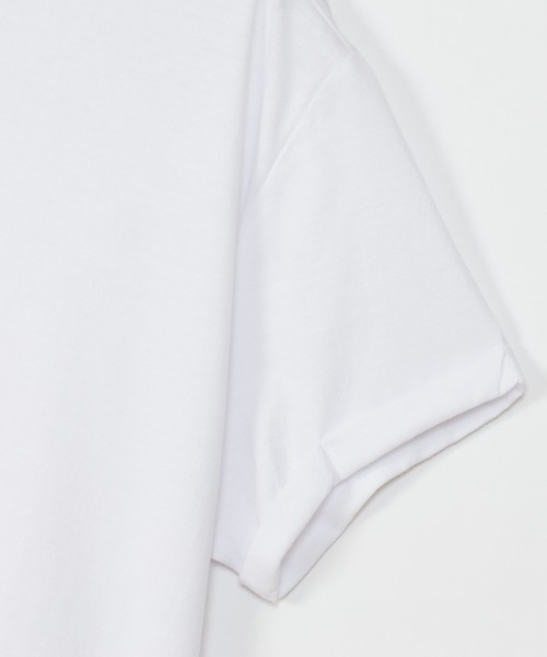 HANES（ヘインズ）の「【HANES/ヘインズ】CAP SLEEVE（Tシャツ/カットソー・レディース・ホワイト・F）」の3枚目の写真