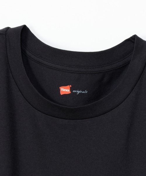 HANES（ヘインズ）の「【HANES/ヘインズ】CAP SLEEVE（Tシャツ/カットソー・レディース・ホワイト・F）」の6枚目の写真