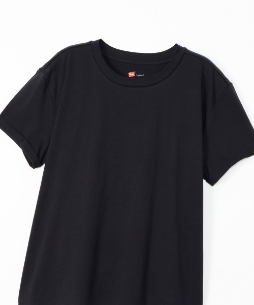 HANES（ヘインズ）の「【HANES/ヘインズ】CAP SLEEVE（Tシャツ/カットソー・レディース・ホワイト・F）」の8枚目の写真