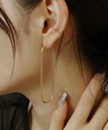 blancotokyo（ブランコトウキョウ）の「blancotokyo 2点セット 日本製 金属アレルギー対策 サージカル ステンレス 316L 大振り楕円 フープ ピアス 男女兼用（ピアス（両耳用））」