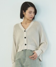 メッシュニット カーディガン