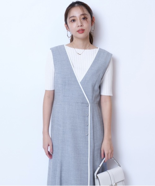 JUSGLITTY（ジャスグリッティー）の「レディ5分袖リブニット