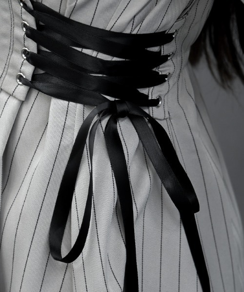 axes femme POETIQUE　サイドレースアップワンピ サイドレースアップワンピ（ワンピース）｜axes femme POETIQUE