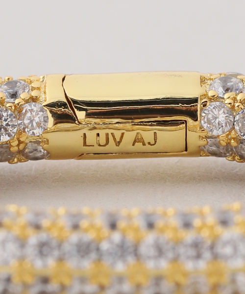 Luv Aj(ラブエージェー)の「LUV AJ XL(ラヴエージェイ) PAVE CHAIN LINK HOOP(ピアス(両耳用)・レディース・シルバー/ゴールド・FREE)」の7枚目の写真