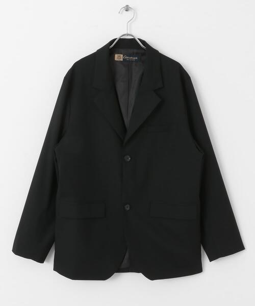 SENSE OF PLACE by URBAN RESEARCH（センスオブプレイスバイアーバンリサーチ）の「『ユニセックス』『セットアップ対応』 CARREMANテーラードジャケット（その他アウター・メンズ・チャコールグレー/ブラック・MEDIUM/LARGE）」の11枚目の写真