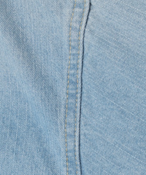 notch.(ノッチ)の「【notch.by KR 】カットオフデニムシャツ(シャツ/ブラウス・レディース・ブルー/ネイビー/ダークネイビー・M)」の19枚目の写真