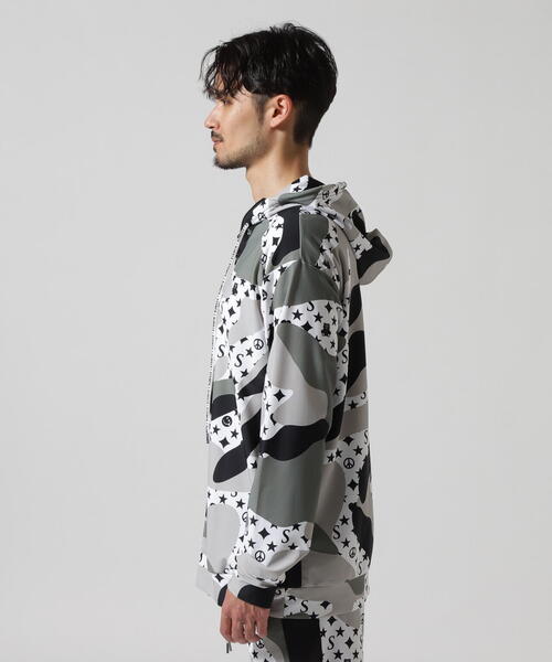 STUD MUFFIN（スタッドマフィン）の「STUD MUFFIN/スタッドマフィン/ストレッチナイロン スターグラムカモフラージュWジップアップラッシュパーカー（パーカー・メンズ・その他2・4/2/3）」の21枚目の写真