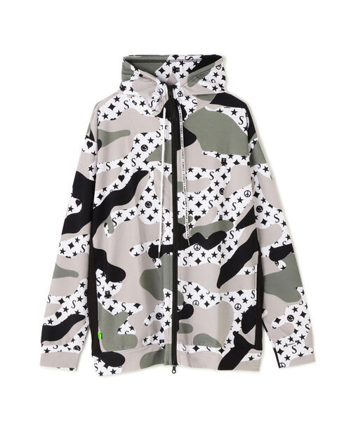 STUD MUFFIN（スタッドマフィン）の「STUD MUFFIN/スタッドマフィン/ストレッチナイロン スターグラムカモフラージュWジップアップラッシュパーカー（パーカー・メンズ・その他2・4/2/3）」の12枚目の写真