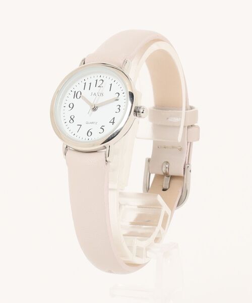 EDIT COLOGNE（エディットコロン）の「クオーツフェイクレザーウォッチ（アナログ腕時計・レディース・ブラウン/ベージュ・ﾌﾘ-）」の2枚目の写真