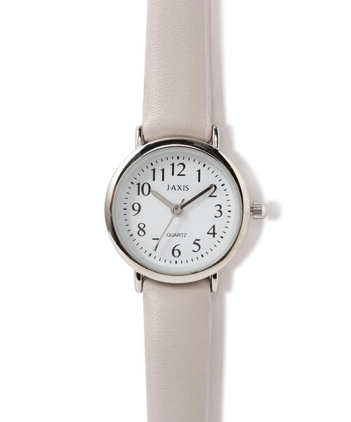 EDIT COLOGNE（エディットコロン）の「クオーツフェイクレザーウォッチ（アナログ腕時計・レディース・ブラウン/ベージュ・ﾌﾘ-）」の3枚目の写真