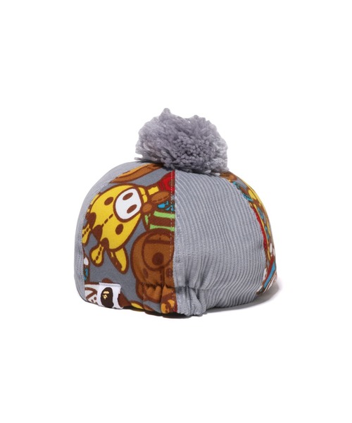 A BATHING APE（アベイシングエイプ）の「BABY MILO TOY BOX BABY CAP（ベビーギフト・キッズ・グレー・FREE）」の3枚目の写真
