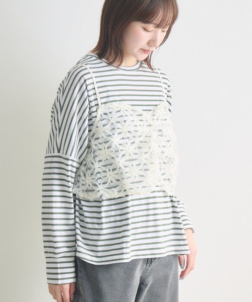 【新品未使用】CaEtLa さえら　ヒスクローネ　フラワー刺繍　レース　ベスト メルカリ