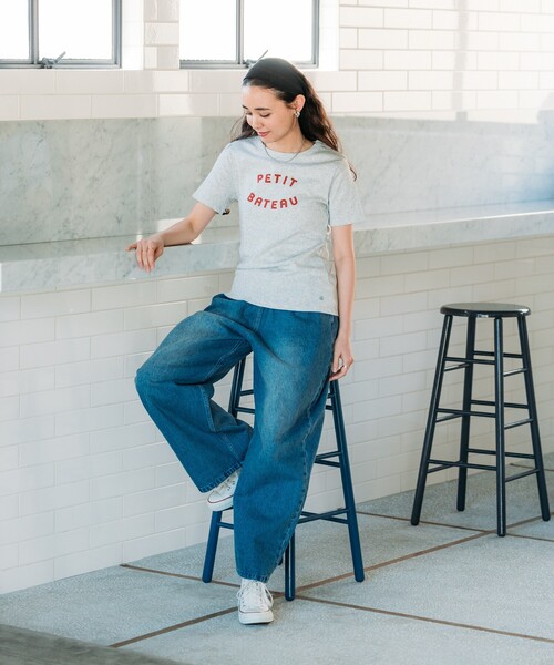 セール】PETIT BATEAU × FREAK'S STORE/プチバトー 別注 LOGO T