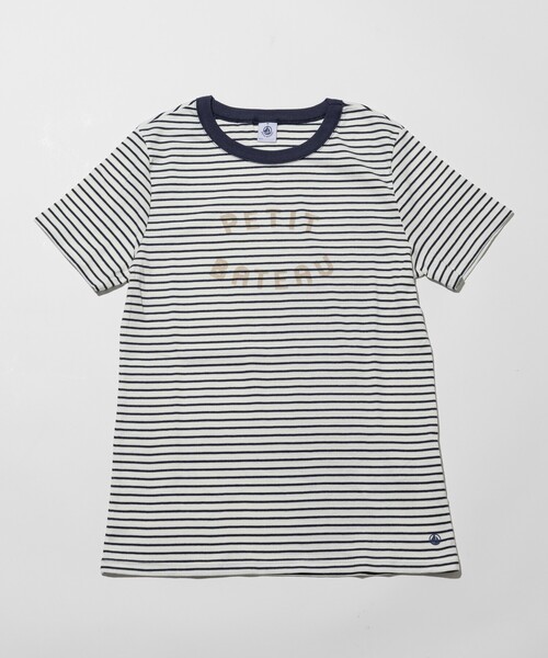 tシャツ PETIT BATEAU × FREAK'S STORE/プチバトー 別注 LOGO T-shirt/別注 ロゴTシャツ レディース PETIT BATEAU/別注 MINI LOGO T-shirt｜Daytona Park(FREAK'S