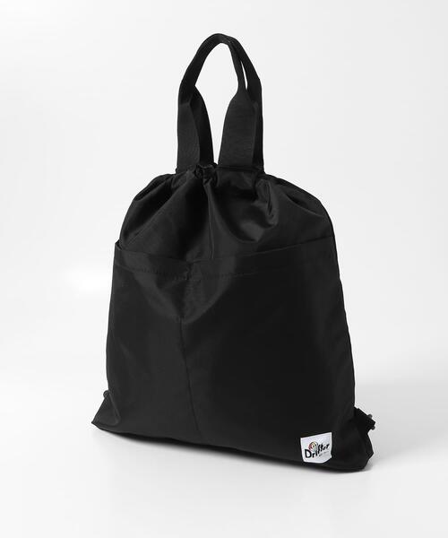 Drifter（ドリフター）の「『別注』DRIFTER×DOORS　ナップサック（バックパック/リュック・レディース・ベージュ/アニマル/ブラック・ONE）」の4枚目の写真