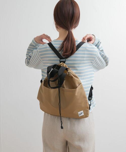 Drifter（ドリフター）の「『別注』DRIFTER×DOORS　ナップサック（バックパック/リュック・レディース・ベージュ/アニマル/ブラック・ONE）」の8枚目の写真