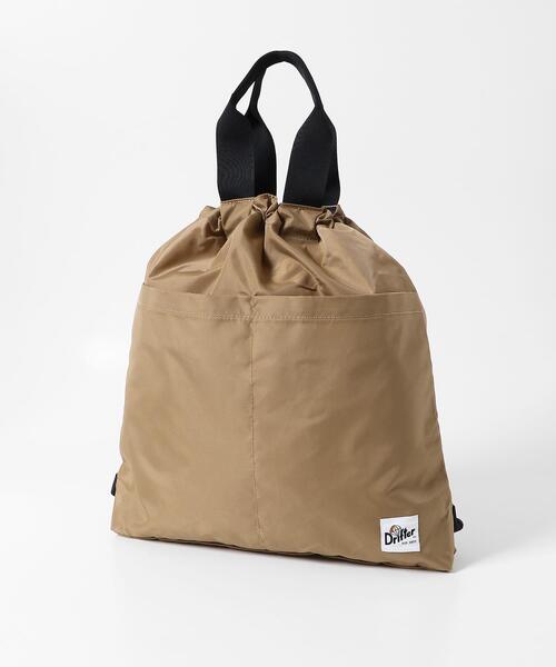 Drifter（ドリフター）の「『別注』DRIFTER×DOORS　ナップサック（バックパック/リュック・レディース・ベージュ/アニマル/ブラック・ONE）」の9枚目の写真