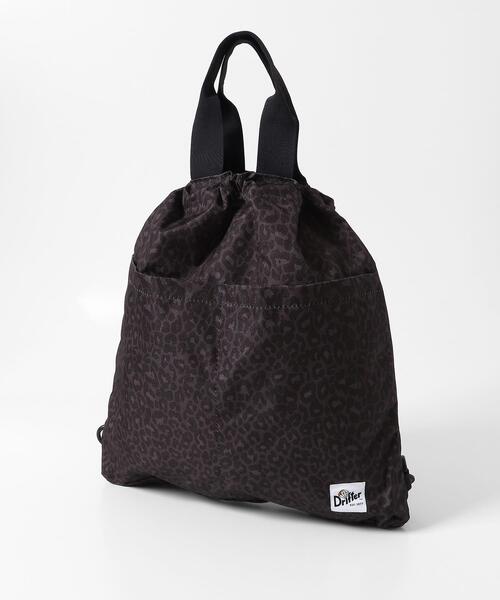 Drifter（ドリフター）の「『別注』DRIFTER×DOORS　ナップサック（バックパック/リュック・レディース・ベージュ/アニマル/ブラック・ONE）」の13枚目の写真