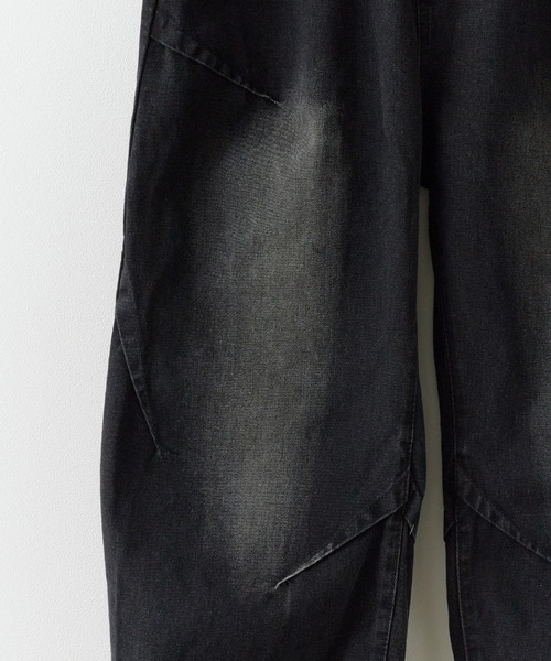 ROOPTOKYO(ループトウキョウ)の「Vintage-Like Wide Straight Denim Pants / ヴィンテージライク ワイドストレートデニムパンツ メンズ 夏物 夏服(デニムパンツ・メンズ・ブラック/ネイビー・M/L)」の18枚目の写真