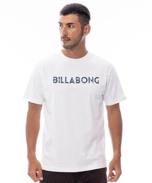 BILLABONG メンズ UNITY LOGO Tシャツ 【2025年春夏モデル】/ビラボンロゴ総柄クルーネック半袖Tシャツ