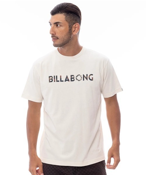 BILLABONG(ビラボン)の「BILLABONG メンズ UNITY LOGO Tシャツ 【2025年春夏モデル】/ビラボンロゴ総柄クルーネック半袖Tシャツ(Tシャツ/カットソー・メンズ・ブラック/ホワイト/クリーム・X-LARGE/LARGE/MEDIUM/SMALL)」の3枚目の写真