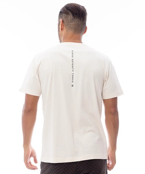 BILLABONG(ビラボン)の「BILLABONG メンズ UNITY LOGO Tシャツ 【2025年春夏モデル】/ビラボンロゴ総柄クルーネック半袖Tシャツ(Tシャツ/カットソー・メンズ・ブラック/ホワイト/クリーム・X-LARGE/LARGE/MEDIUM/SMALL)」の14枚目の写真