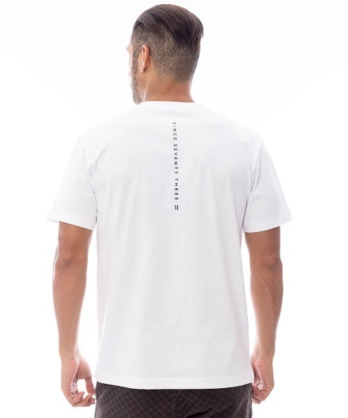 BILLABONG(ビラボン)の「BILLABONG メンズ UNITY LOGO Tシャツ 【2025年春夏モデル】/ビラボンロゴ総柄クルーネック半袖Tシャツ(Tシャツ/カットソー・メンズ・ブラック/ホワイト/クリーム・X-LARGE/LARGE/MEDIUM/SMALL)」の4枚目の写真