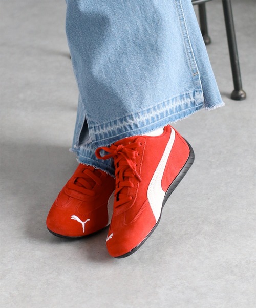 PUMA(プーマ)の「【PUMA】SPEEDCAT OG(スニーカー・レディース・ブラック/レッド/ブラウン・M/L)」の1枚目の写真