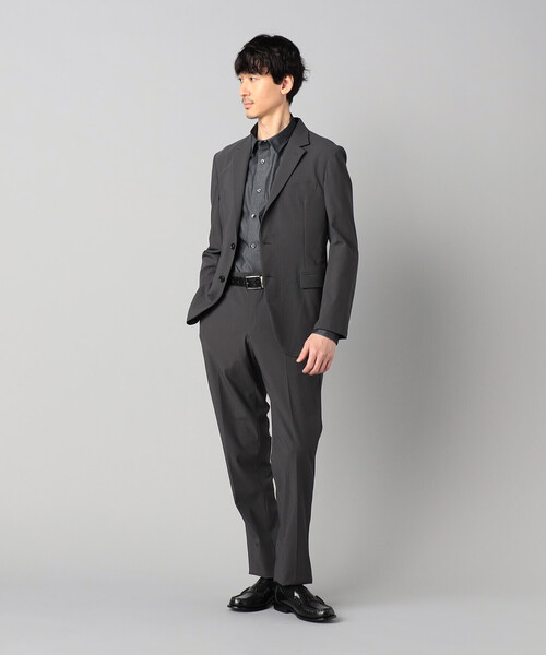 COMME CA MEN(コムサメン)の「デニムライクコットンツイル レギュラーカラーシャツ(シャツ/ブラウス・メンズ・ブラック/ネイビー・M/S/L)」の4枚目の写真