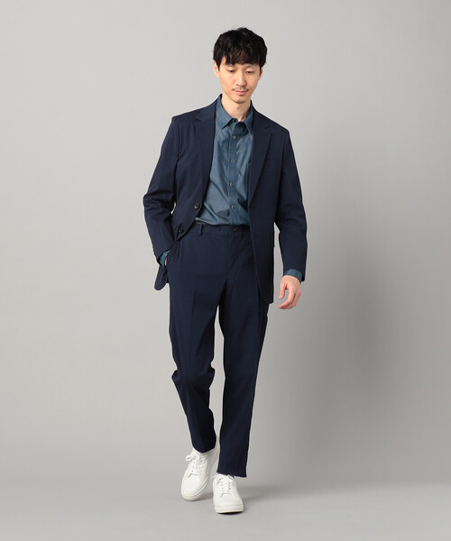 COMME CA MEN(コムサメン)の「デニムライクコットンツイル レギュラーカラーシャツ(シャツ/ブラウス・メンズ・ブラック/ネイビー・M/S/L)」の9枚目の写真