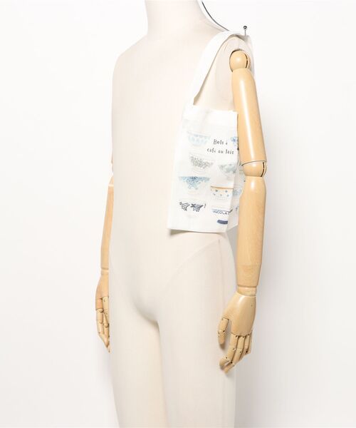 fog linen work(フォグリネンワーク)の「fog(フォグ)リネンバッグ ISABELLE BOINOT(ハンドバッグ・レディース・ブルー/ブラウン・ONE SIZE)」の9枚目の写真