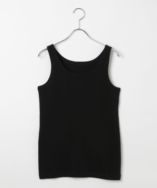 BAYFLOW（ベイフロー）の「[UVカット・接触冷感・抗菌防臭]ベーシックタンクトップ（タンクトップ・レディース・ブラック/モカ/ベージュ/オフホワイト・MEDIUM/SMALL）」の6枚目の写真