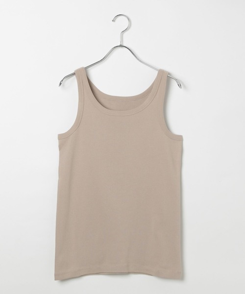 BAYFLOW（ベイフロー）の「[UVカット・接触冷感・抗菌防臭]ベーシックタンクトップ（タンクトップ・レディース・ブラック/モカ/ベージュ/オフホワイト・MEDIUM/SMALL）」の7枚目の写真