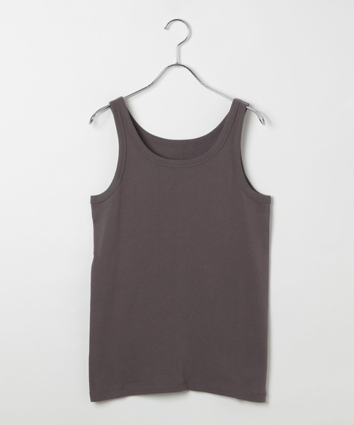 BAYFLOW（ベイフロー）の「[UVカット・接触冷感・抗菌防臭]ベーシックタンクトップ（タンクトップ・レディース・ブラック/モカ/ベージュ/オフホワイト・MEDIUM/SMALL）」の8枚目の写真